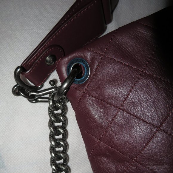 CHANEL Coco Pleats Bag Burgundy - Picture 11 of 16